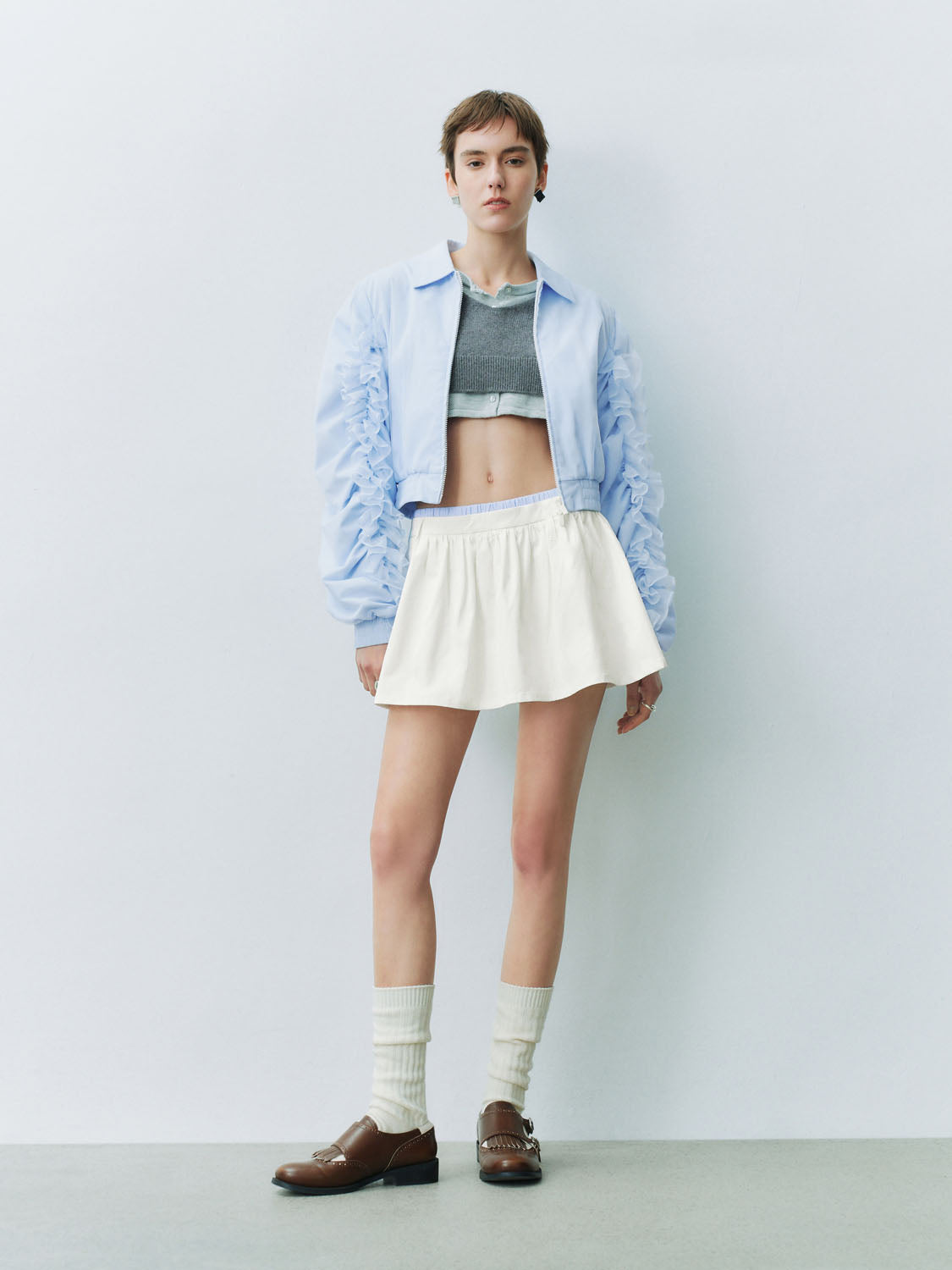Elastic Denim Skirts