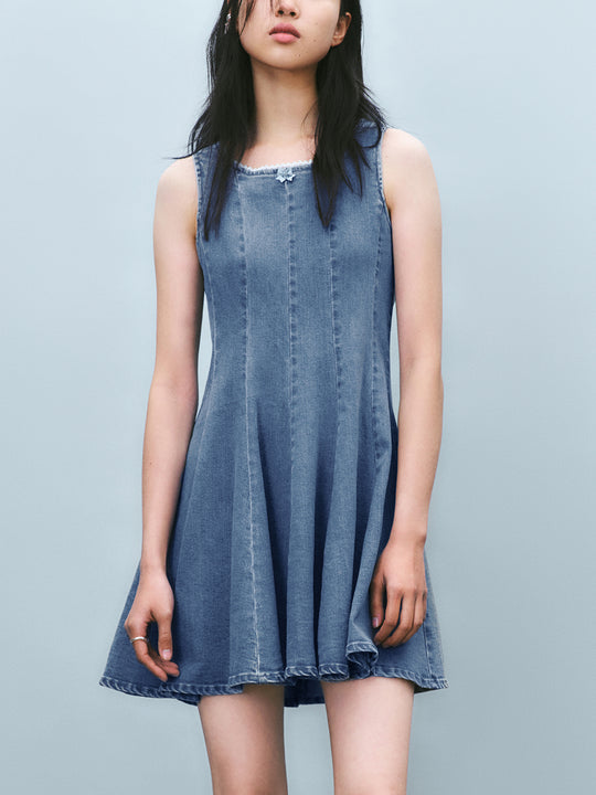 Sleeveless Denim Dresses