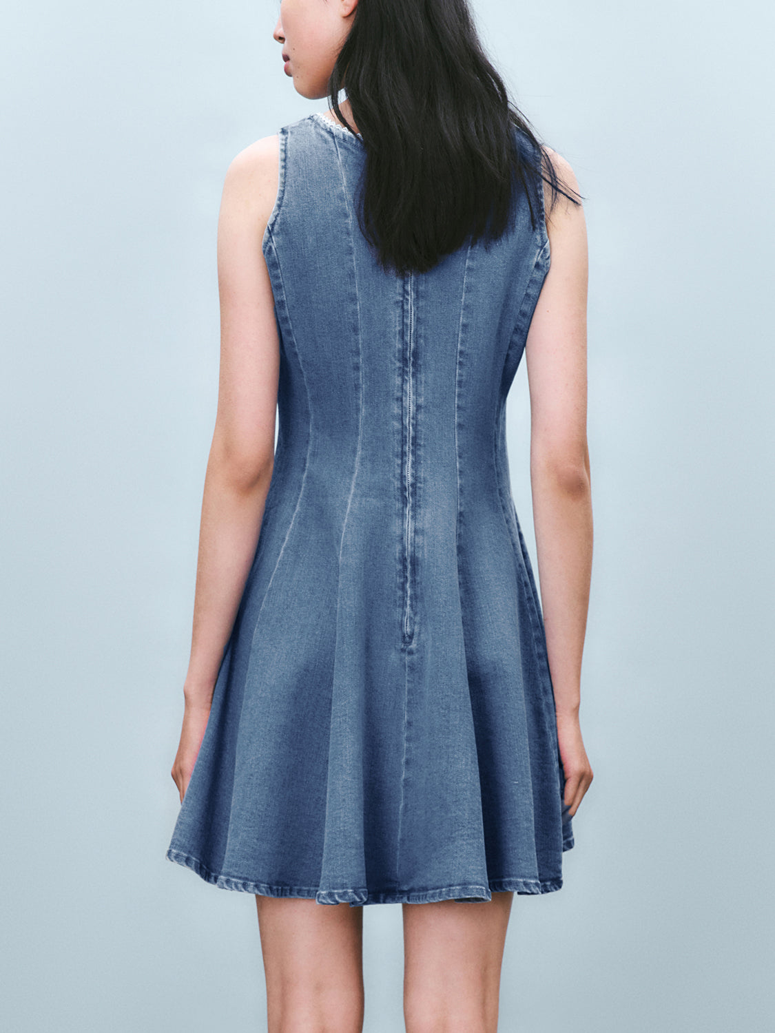 Sleeveless Denim Dresses