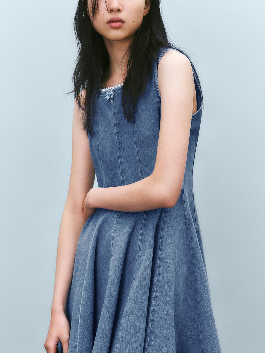 Sleeveless Denim Dresses