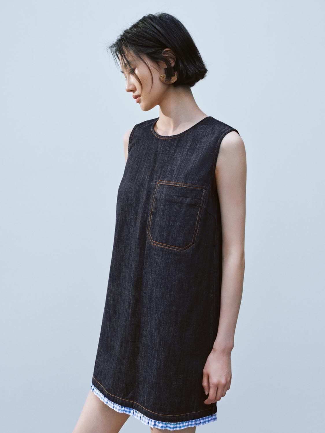 Sleeveless Denim Dresses