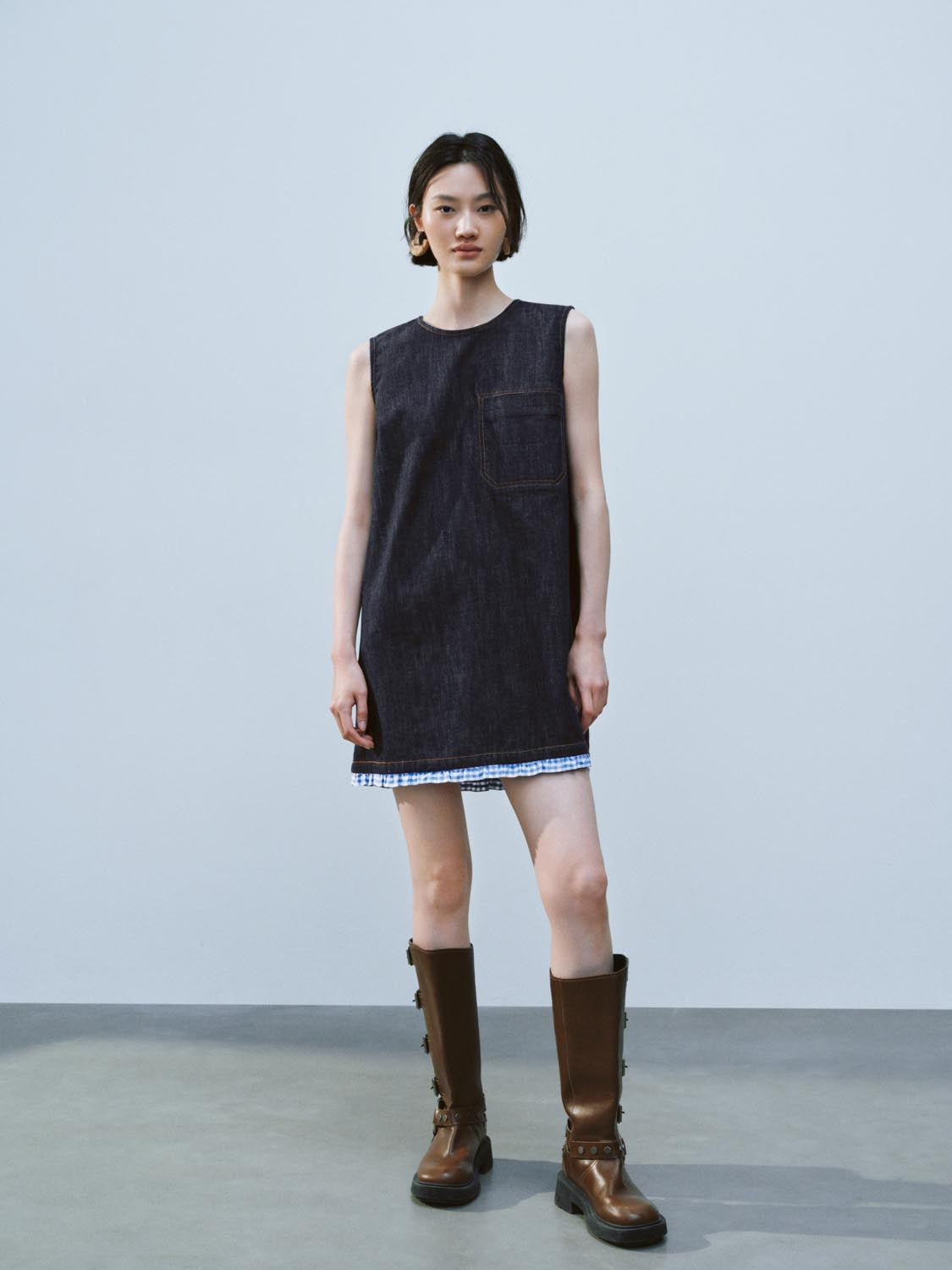 Sleeveless Denim Dresses