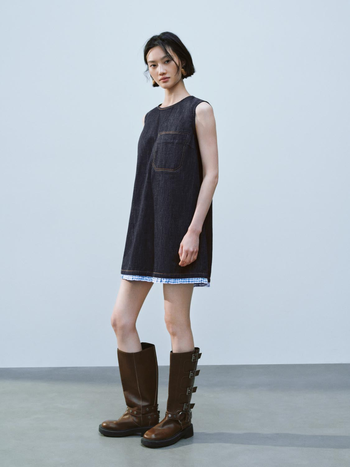 Sleeveless Denim Dresses