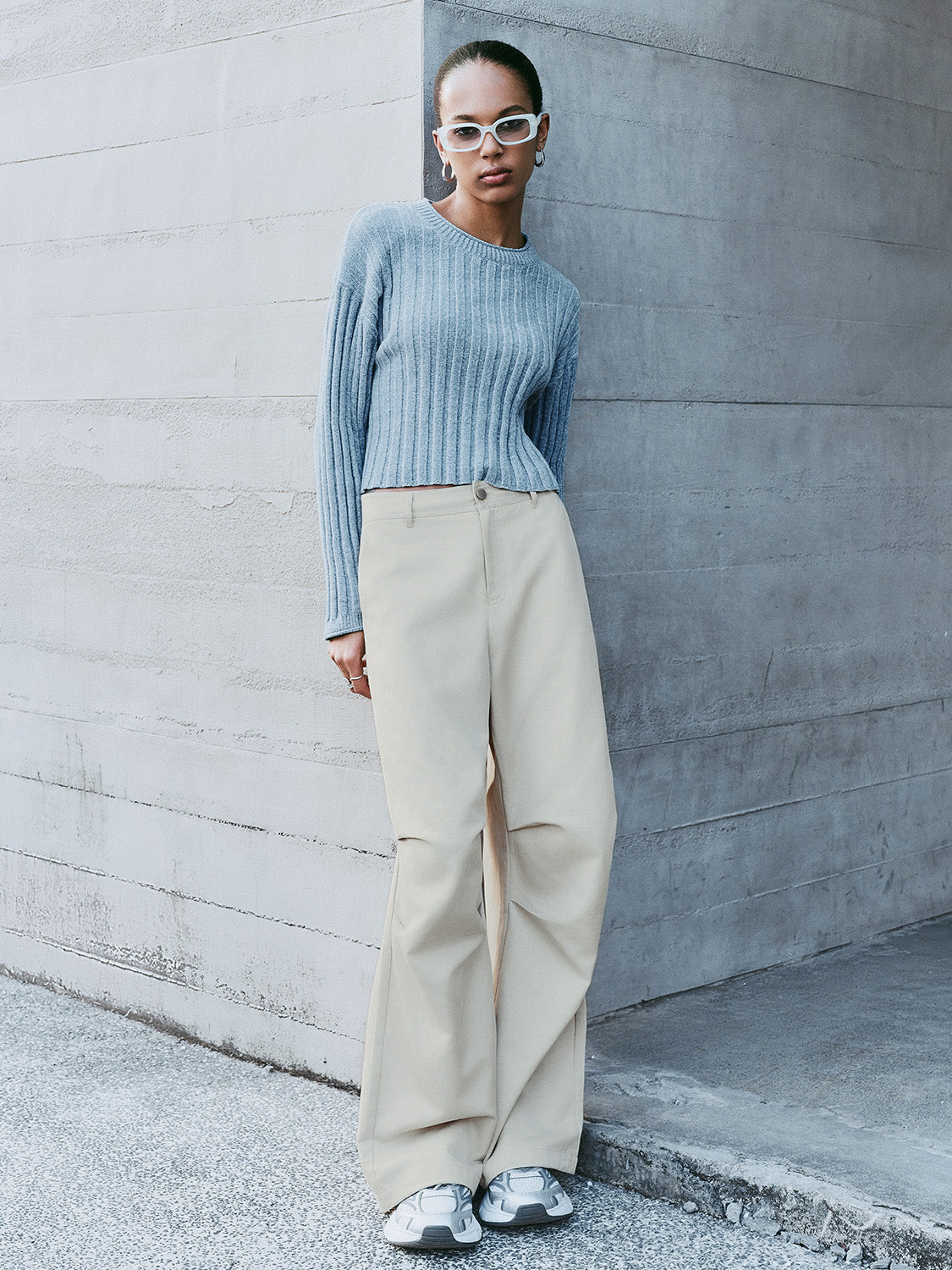Rib Knitted T-Shirts