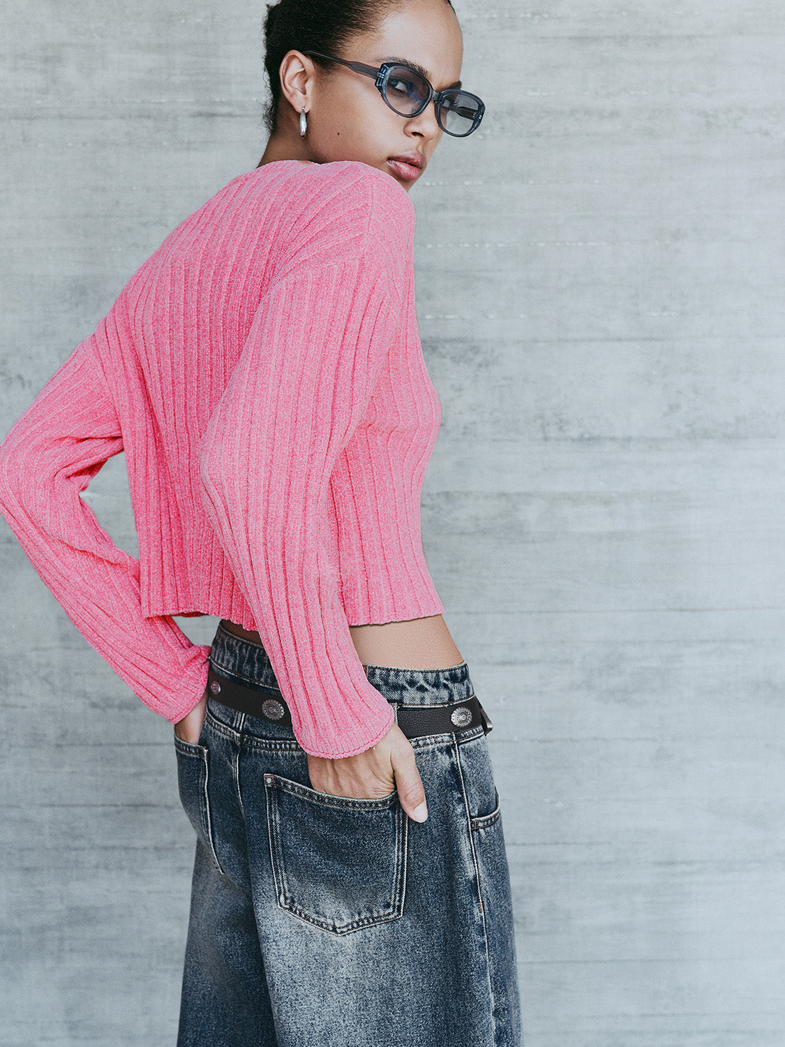 Rib Knitted T-Shirts