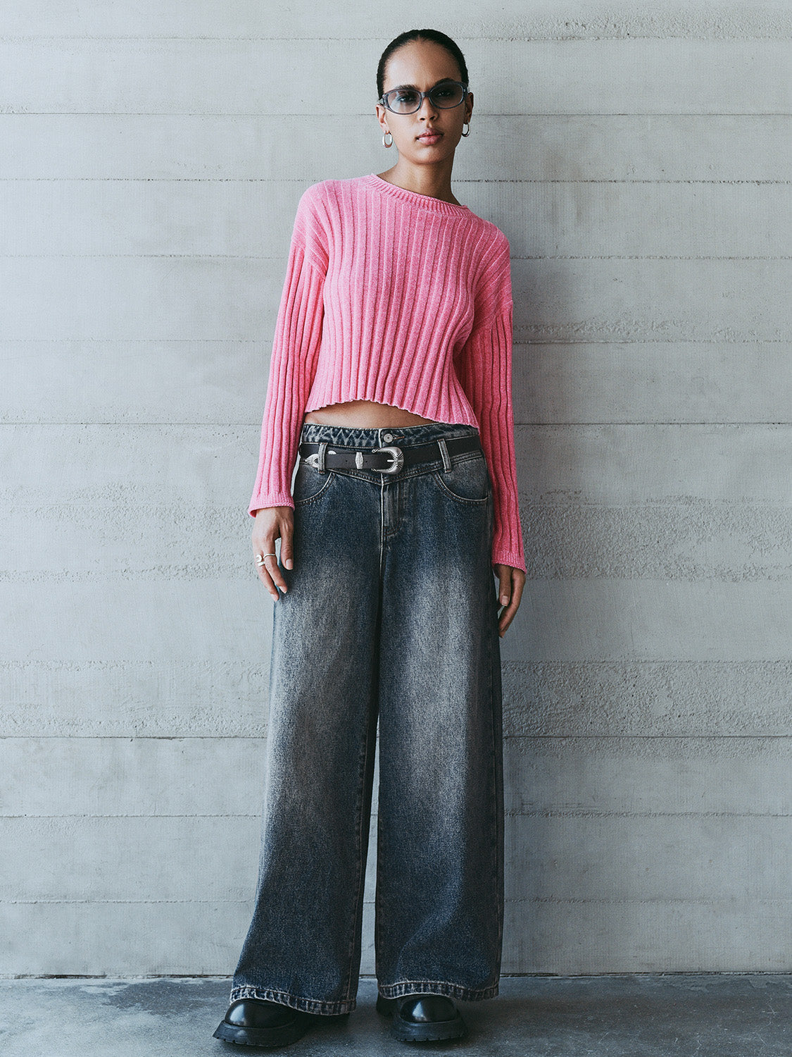 Rib Knitted T-Shirts