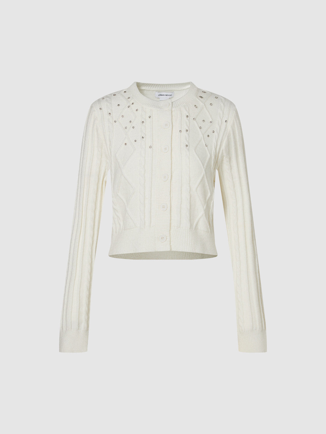 Button Up Straight Knitted Cardigans