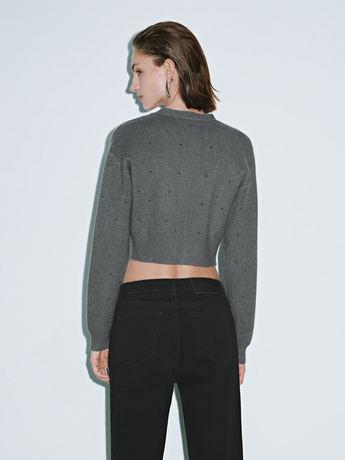Cropped Knitted Cardigans