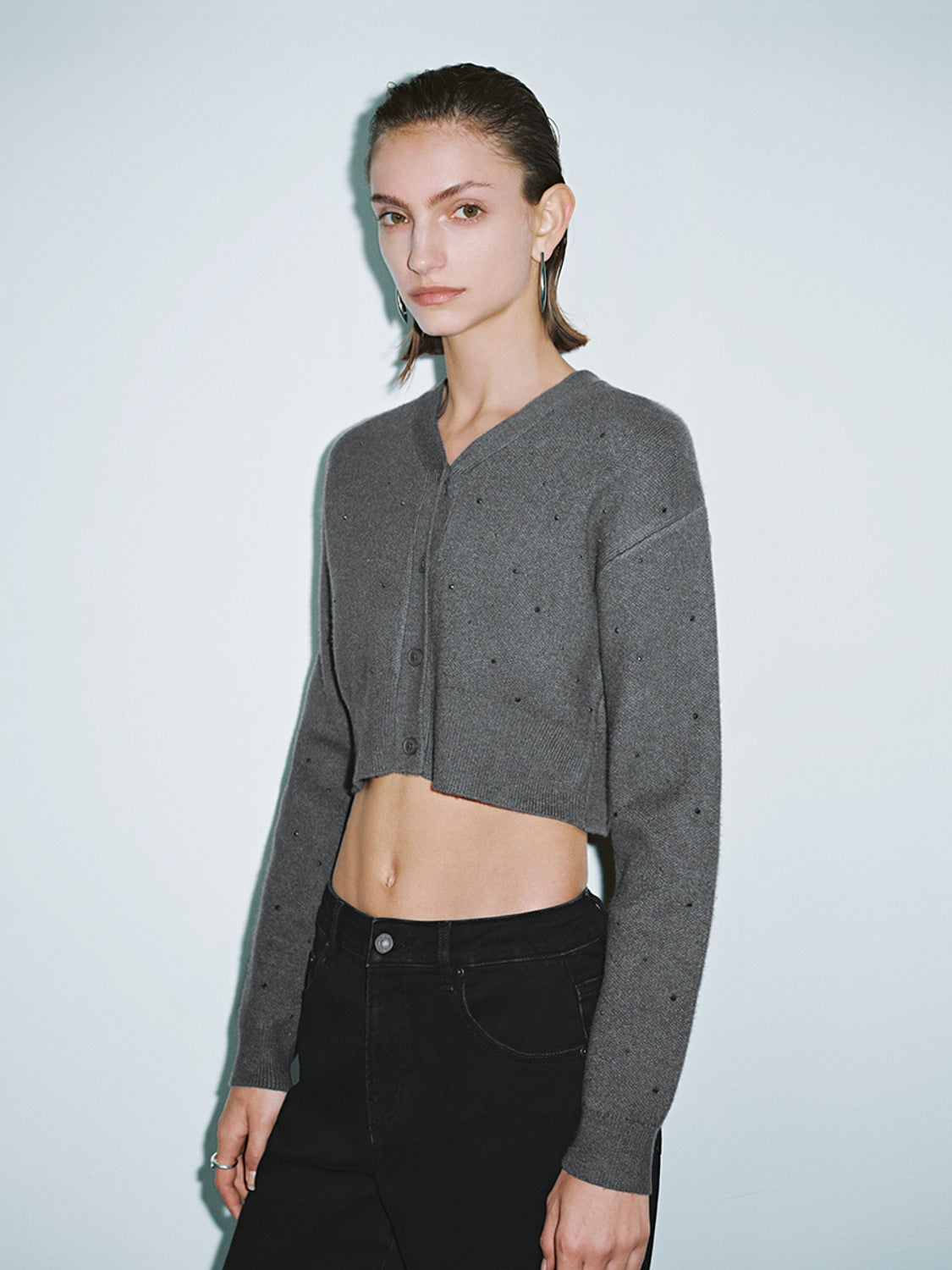 Cropped Knitted Cardigans