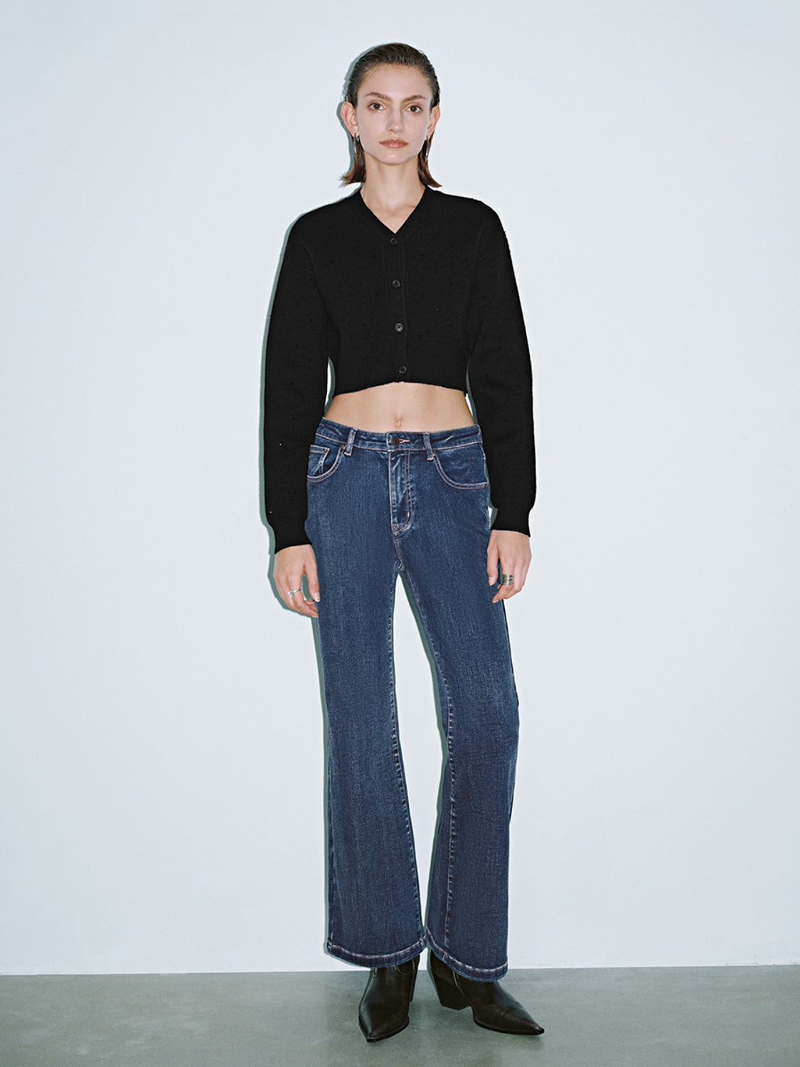 Cropped Knitted Cardigans