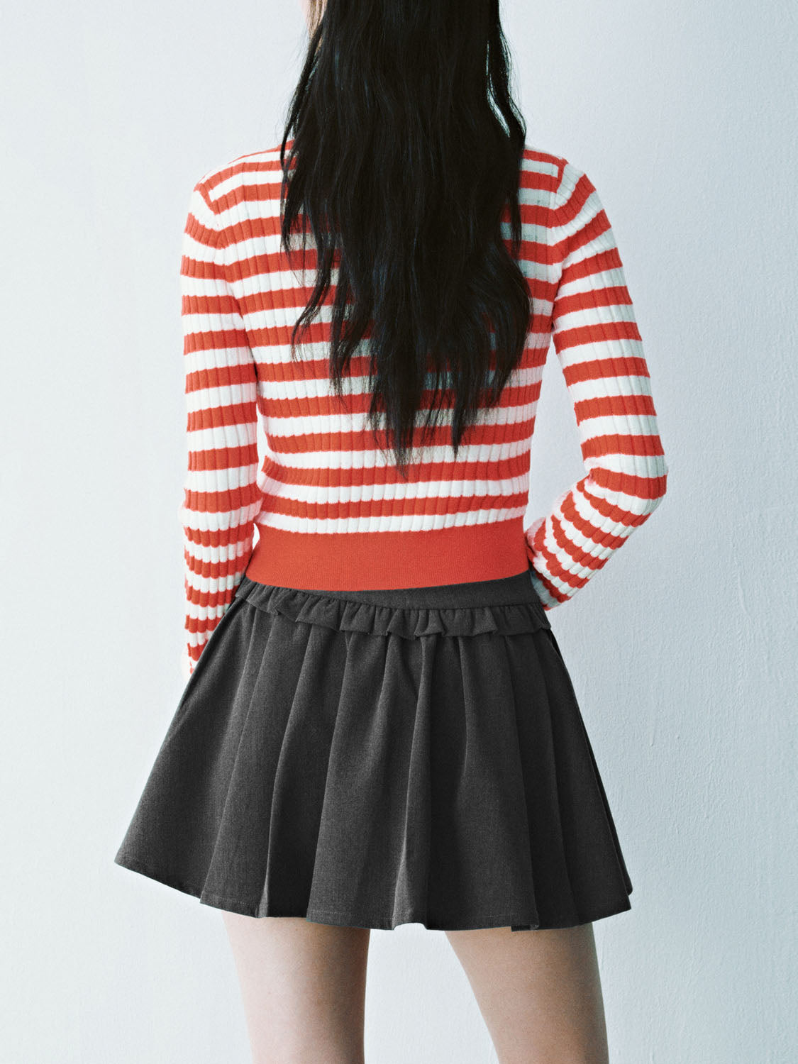 Striped Knitted Cardigans