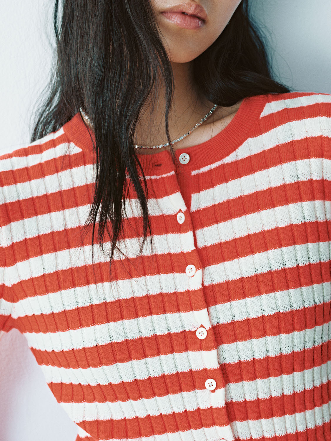 Striped Knitted Cardigans