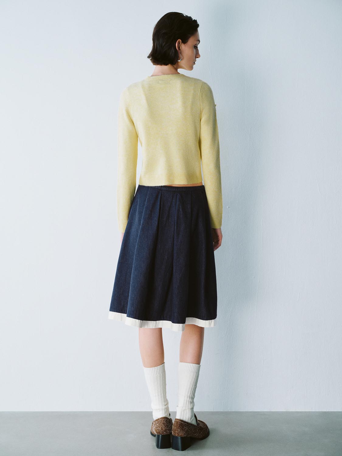 Flower Decor Knitted Cardigans