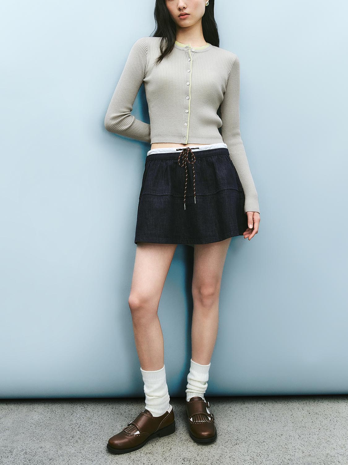 Cropped Knitted Cardigans