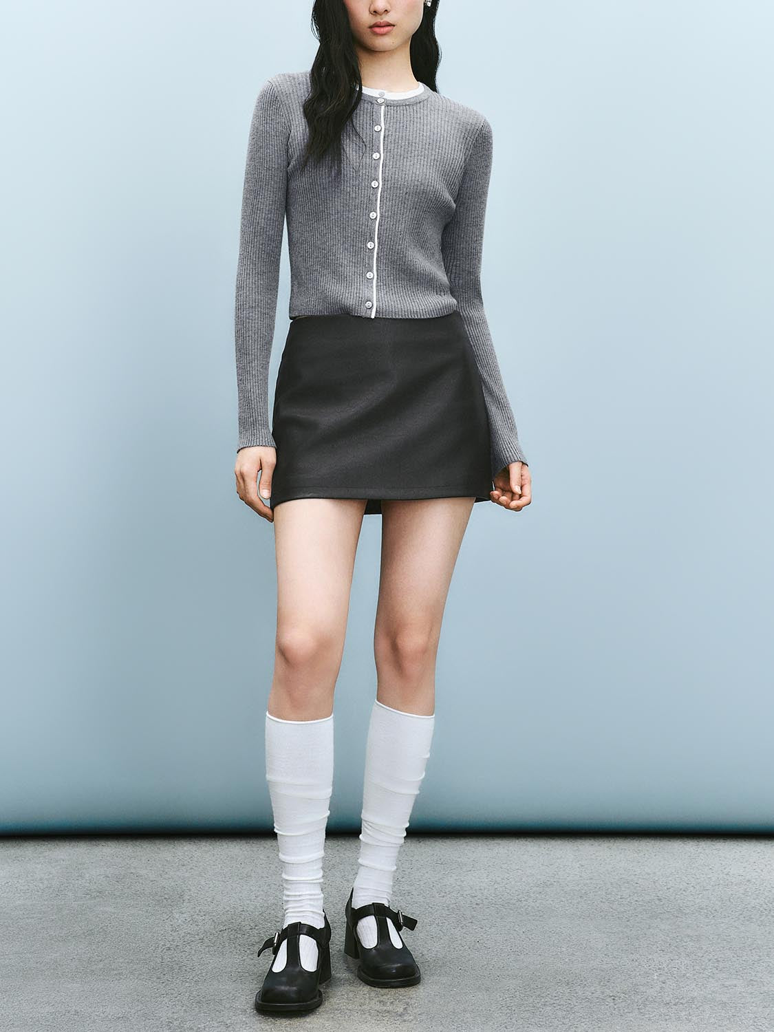 Cropped Knitted Cardigans
