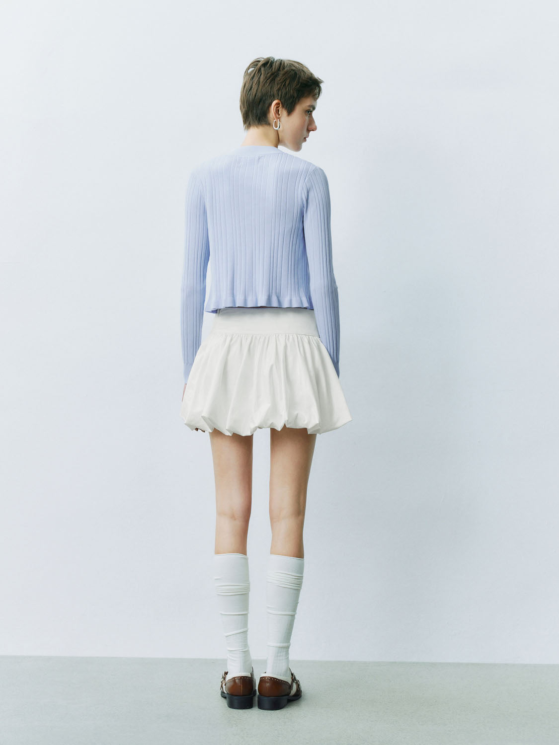Lace Up Front Knitted Cardigans