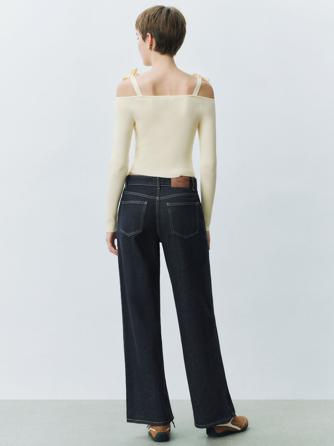 One Shoulder Knitted T-Shirts
