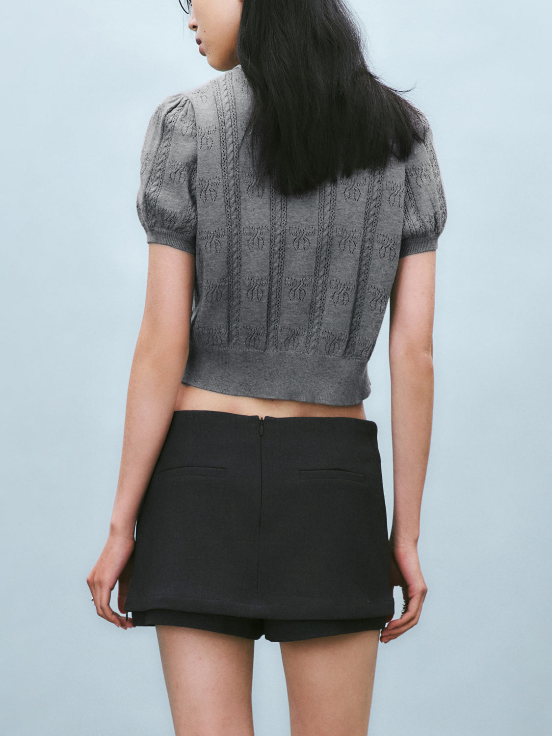Knitted Short Sleeve Cardigans