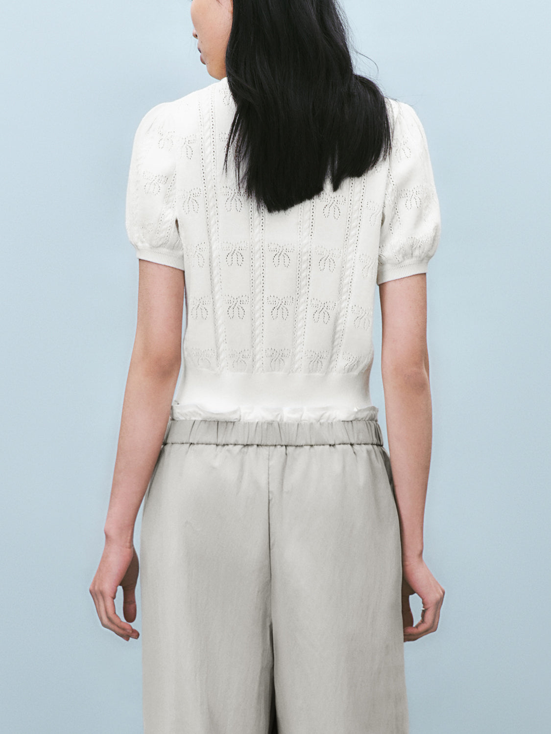 Knitted Short Sleeve Cardigans