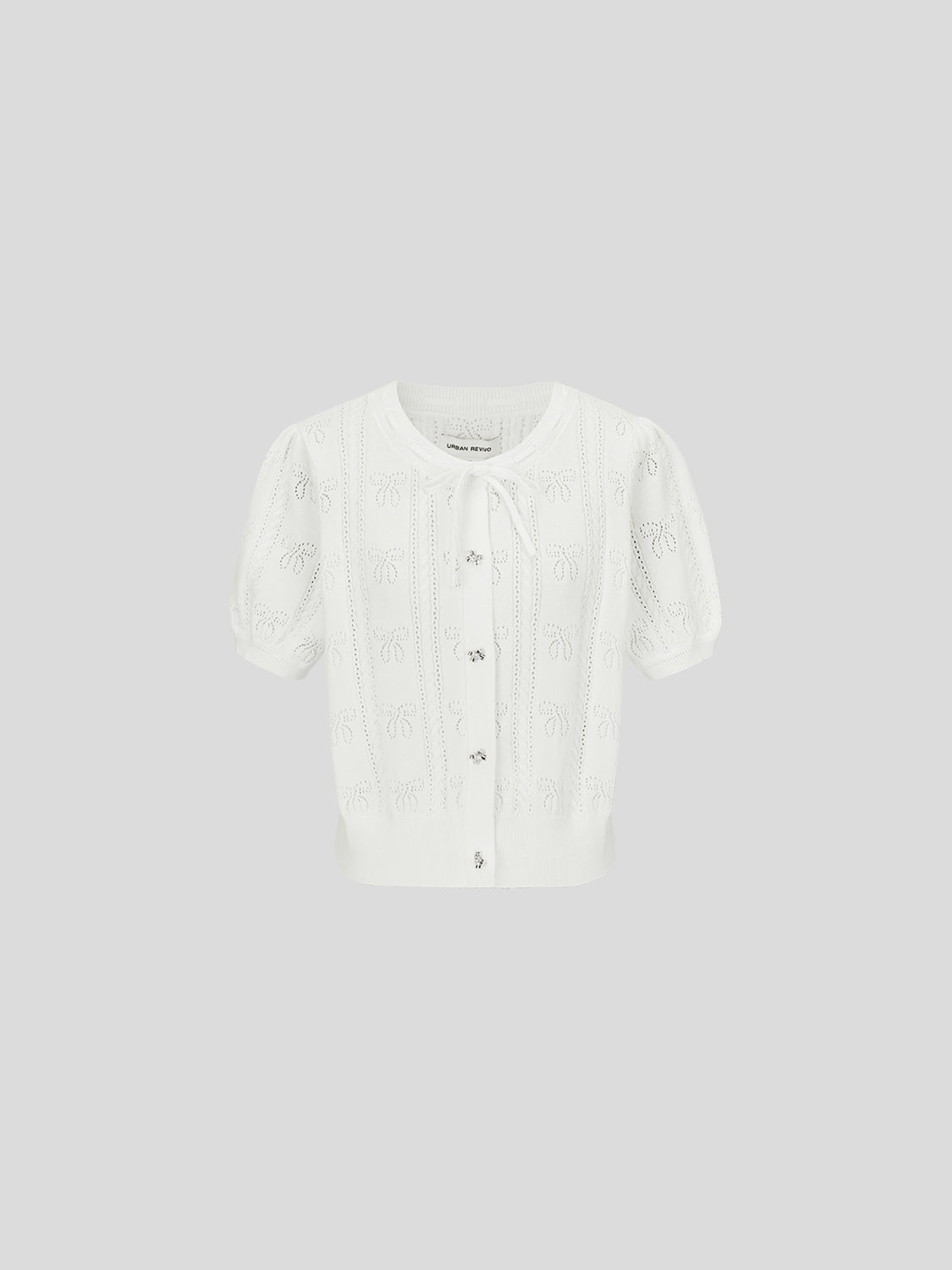 Knitted Short Sleeve Cardigans