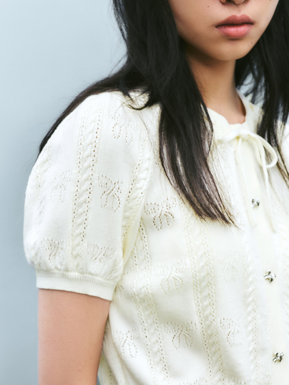 Knitted Short Sleeve Cardigans
