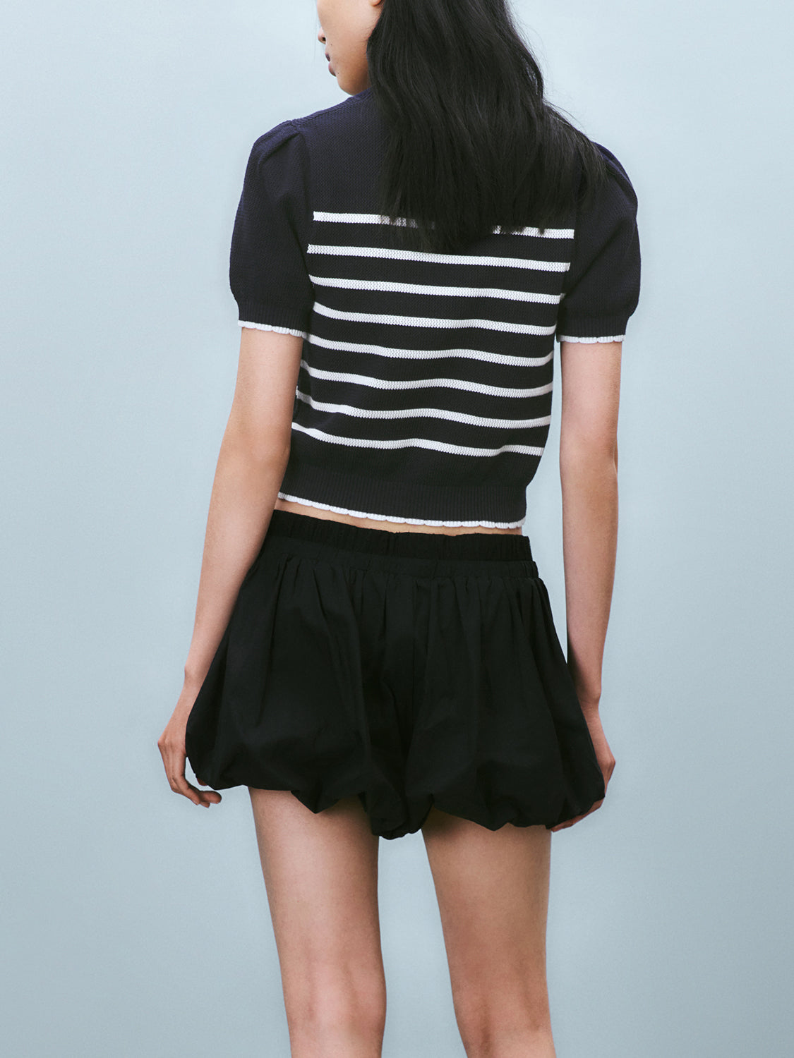 Knitted Striped T-Shirts