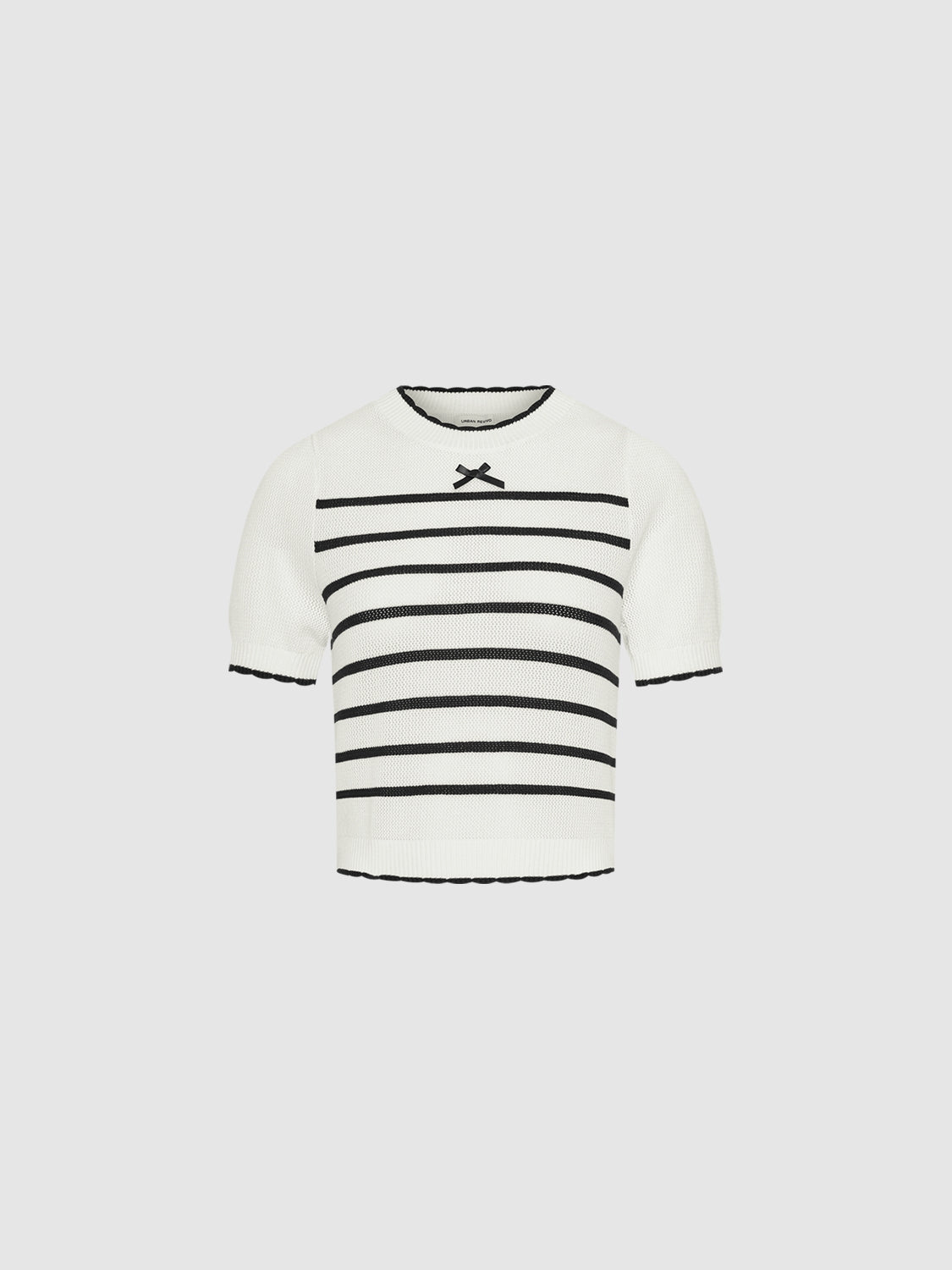 Knitted Striped T-Shirts