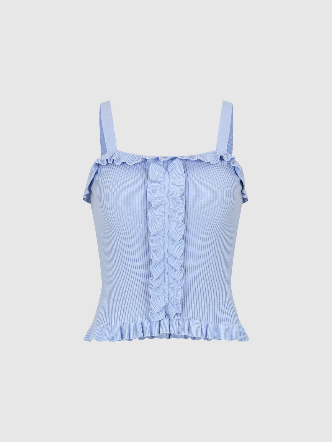 Skinny Knitted Cami Tops