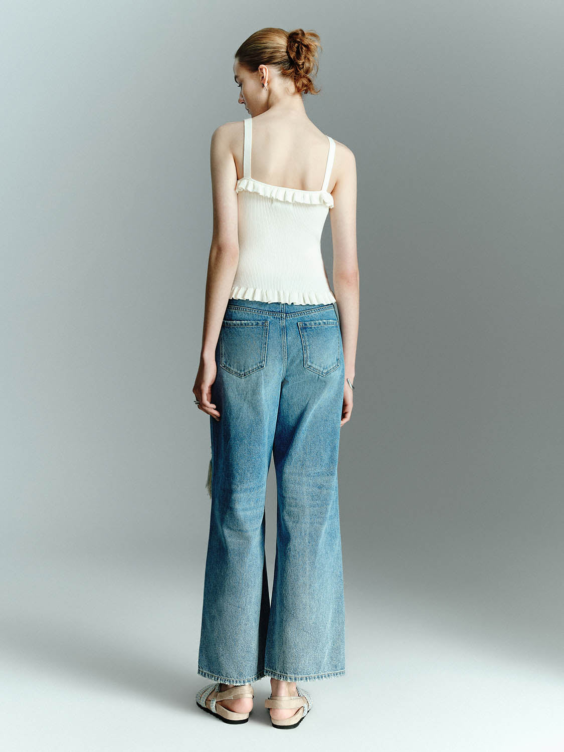 Skinny Knitted Cami Tops