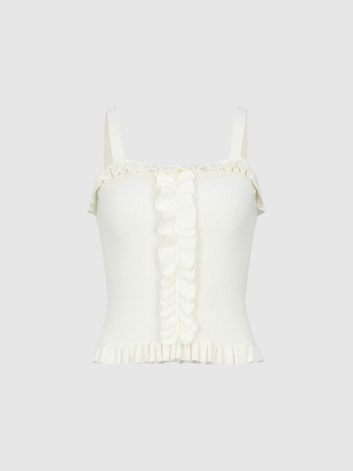 Skinny Knitted Cami Tops