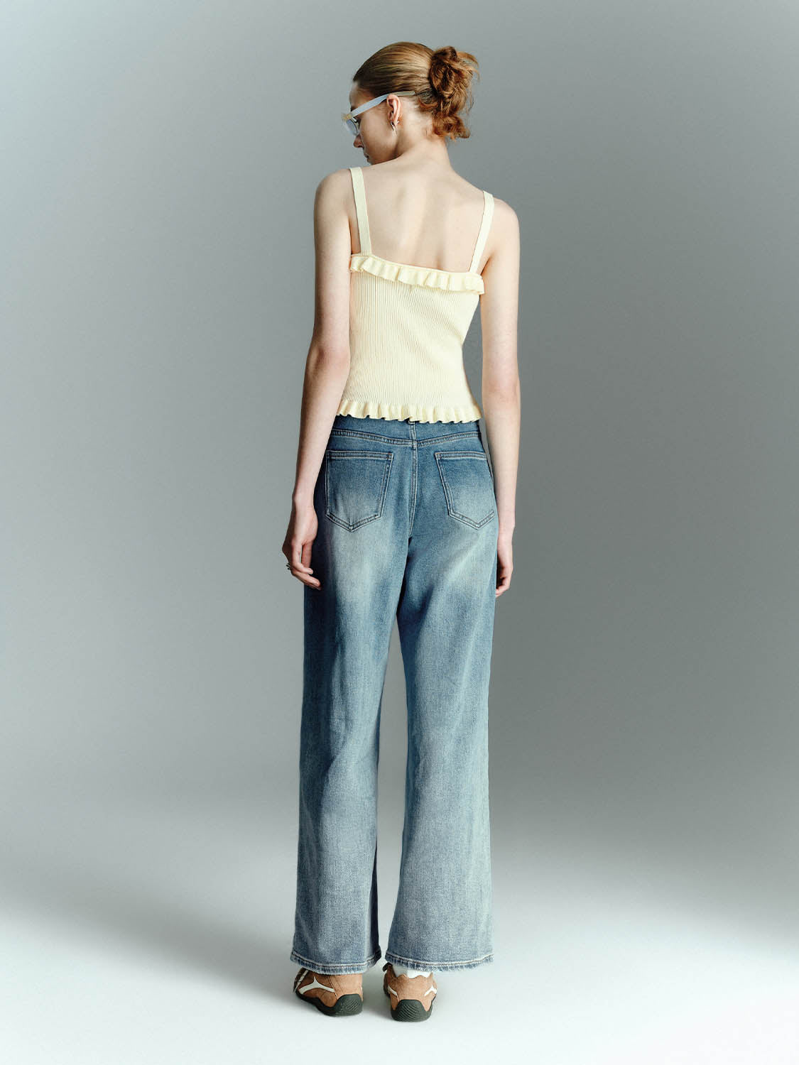 Skinny Knitted Cami Tops