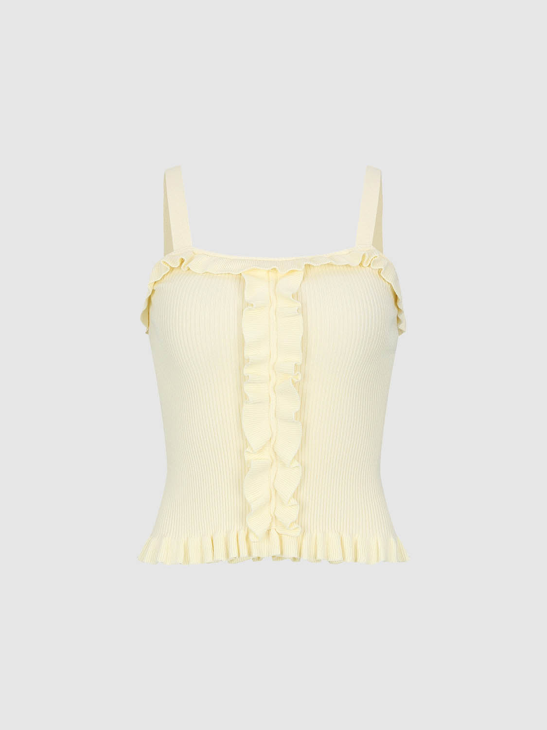 Skinny Knitted Cami Tops