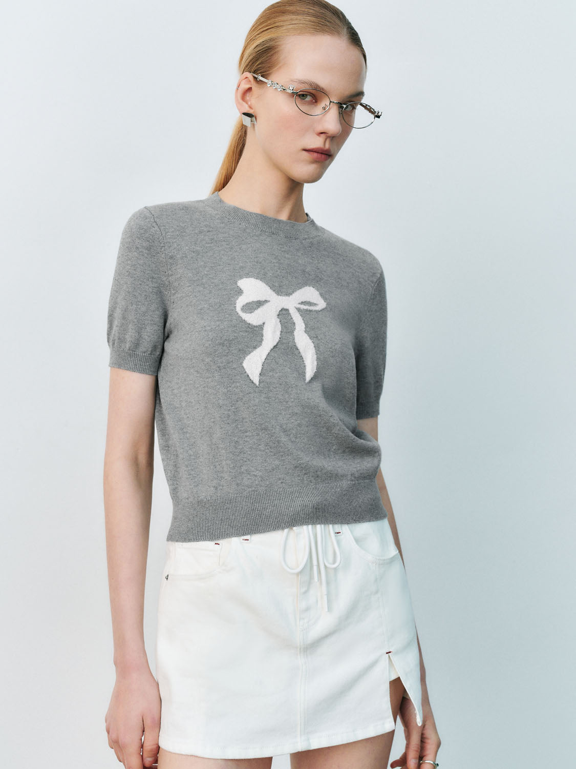 Knitted Short Sleeve T-Shirts