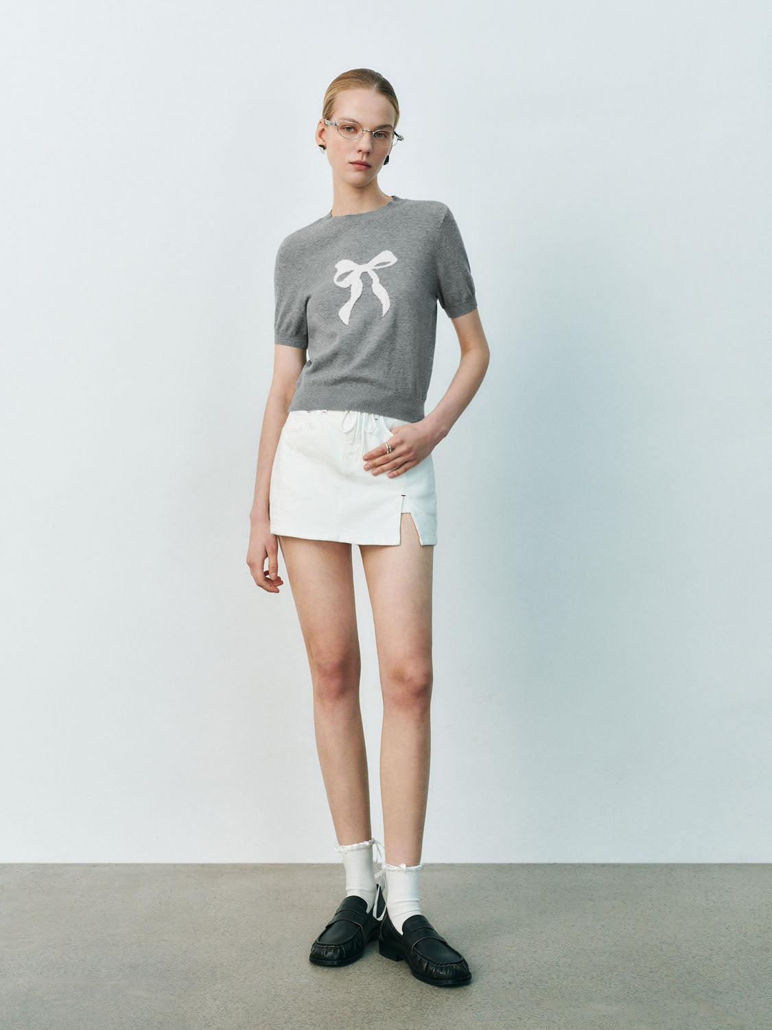 Knitted Short Sleeve T-Shirts