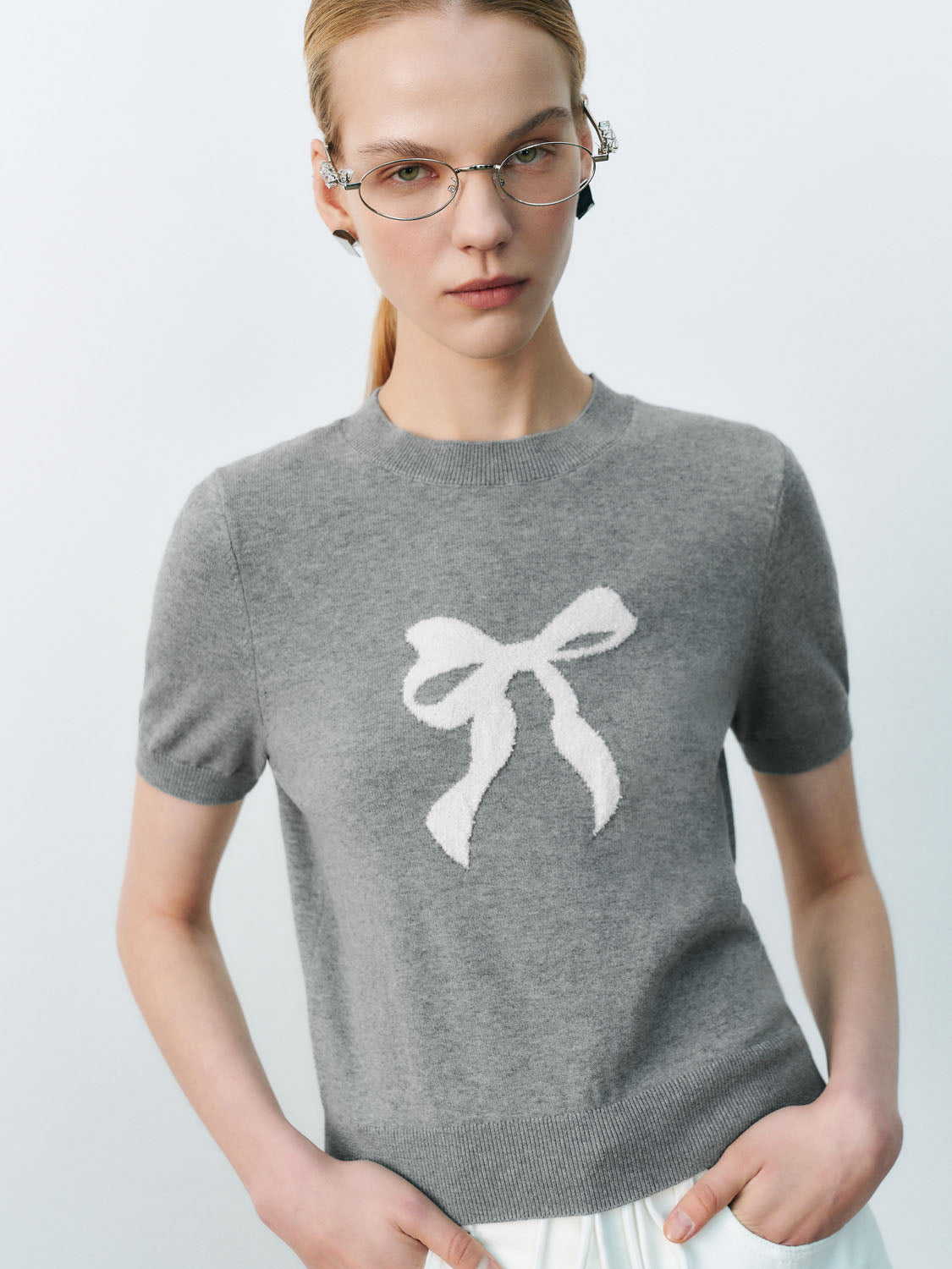 Knitted Short Sleeve T-Shirts
