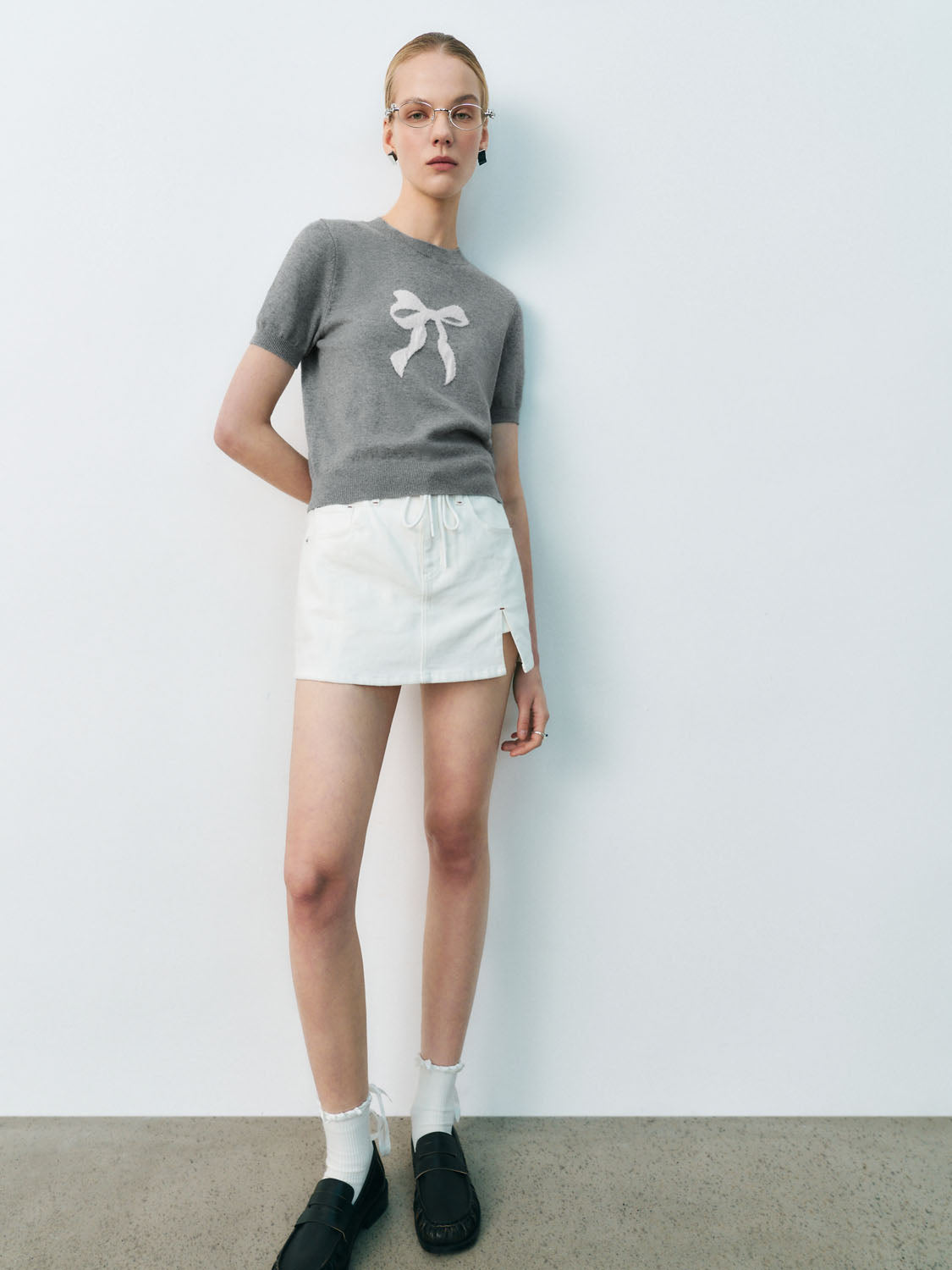 Knitted Short Sleeve T-Shirts