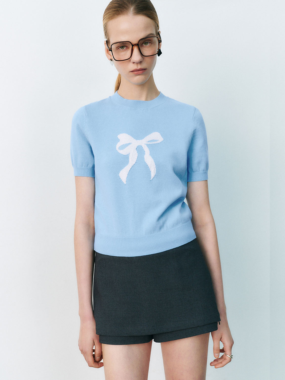Knitted Short Sleeve T-Shirts