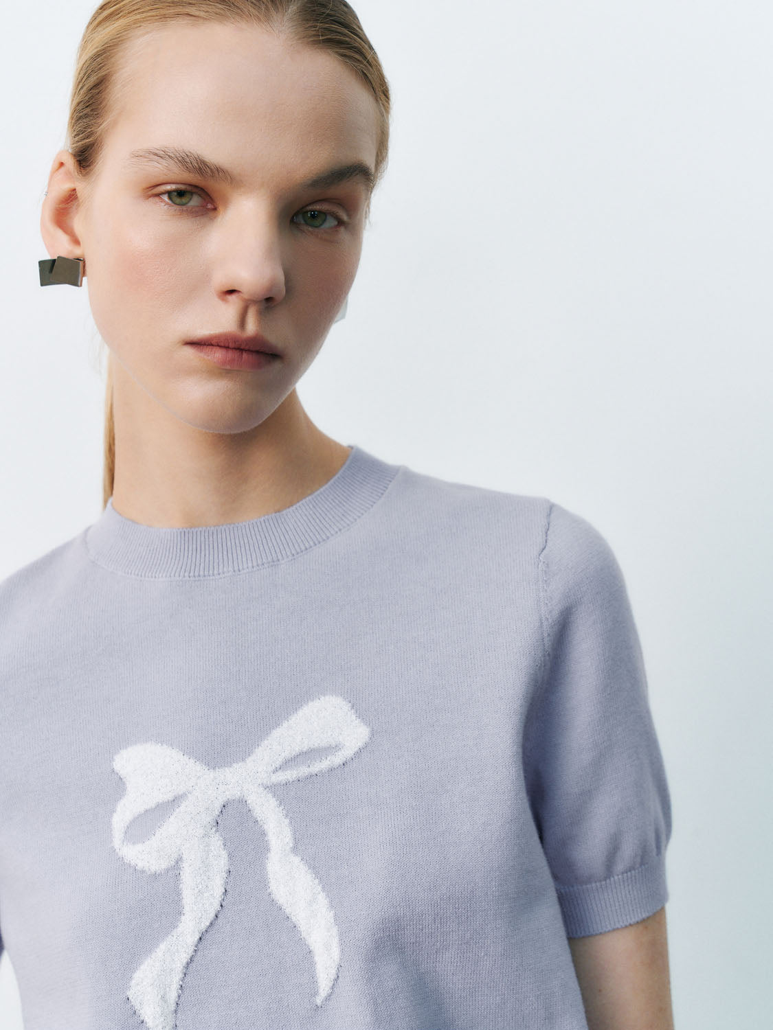 Knitted Short Sleeve T-Shirts