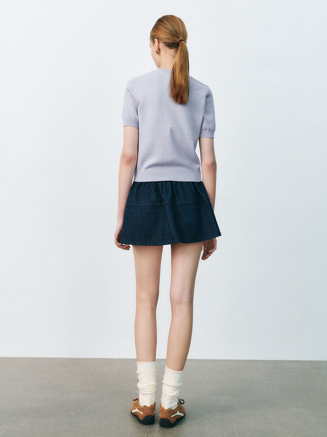 Knitted Short Sleeve T-Shirts