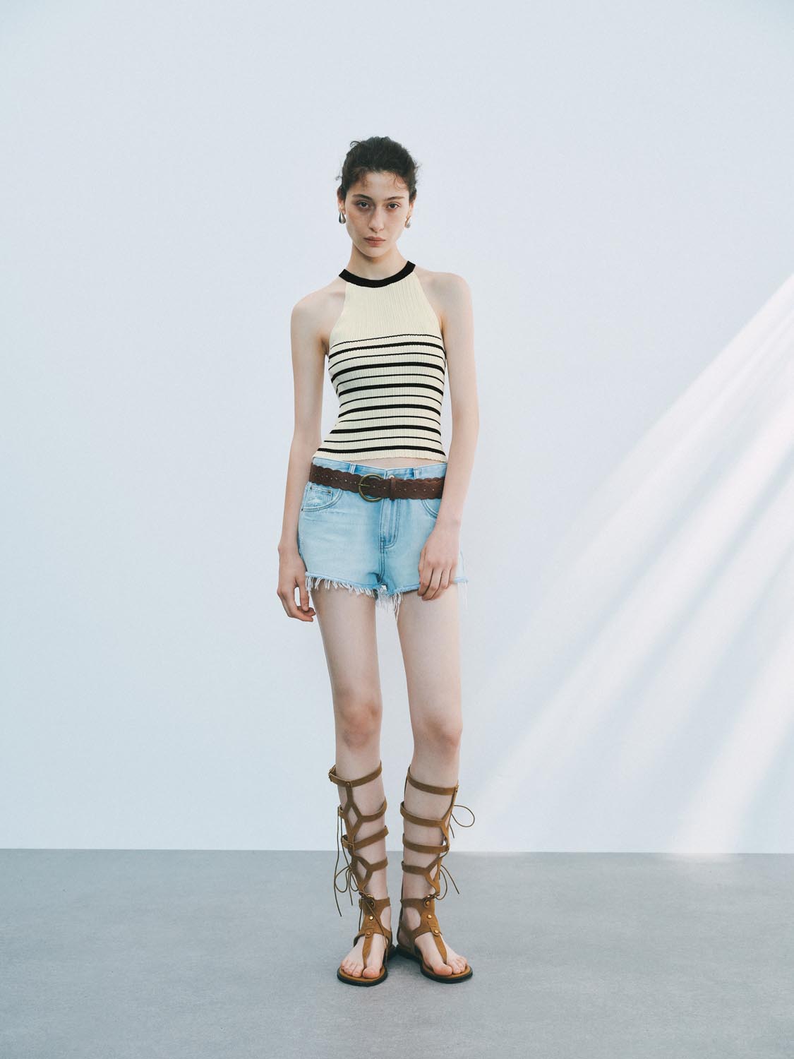 Knitted Striped Tops