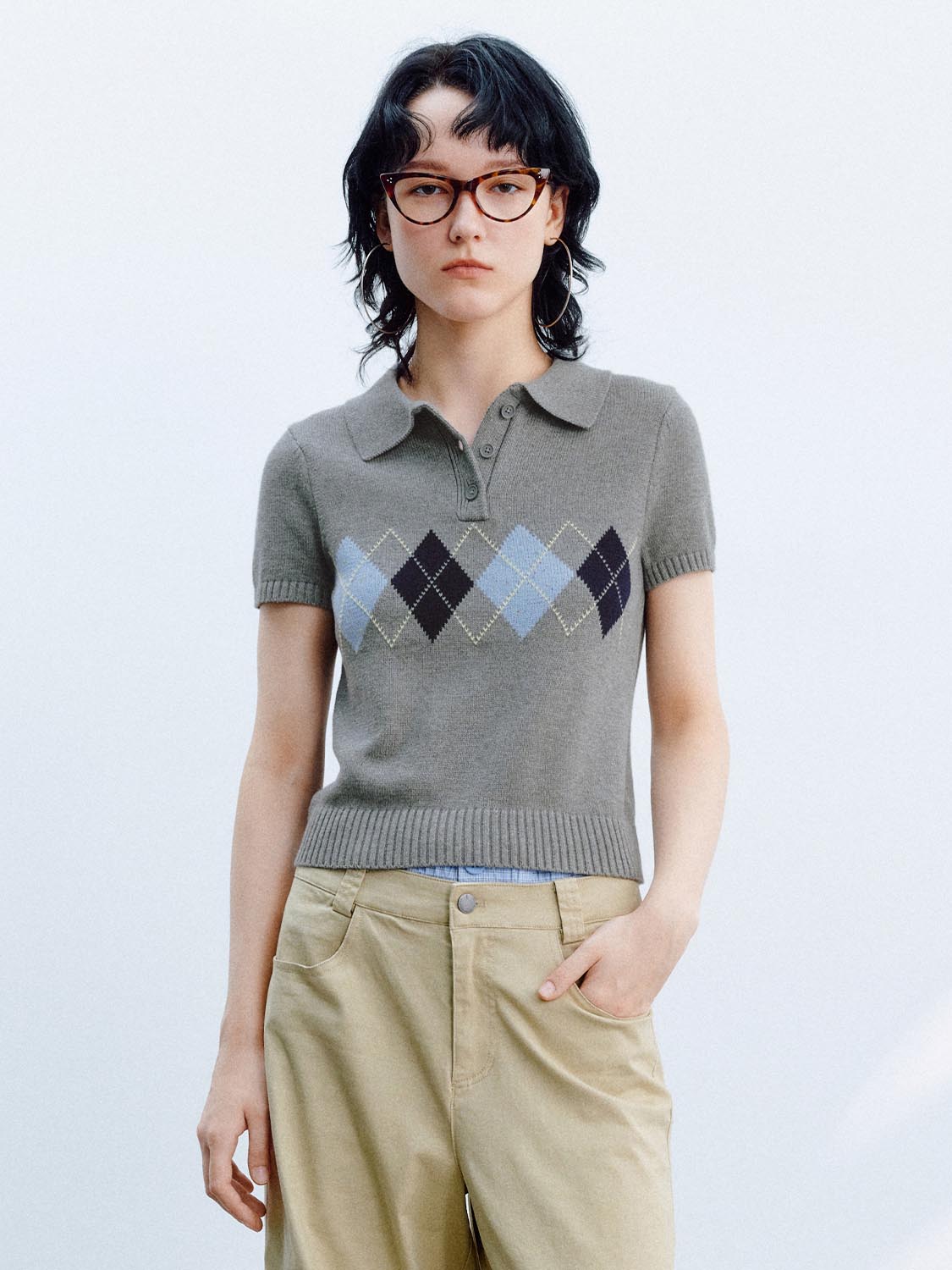 Short Sleeve Knitted T-Shirts