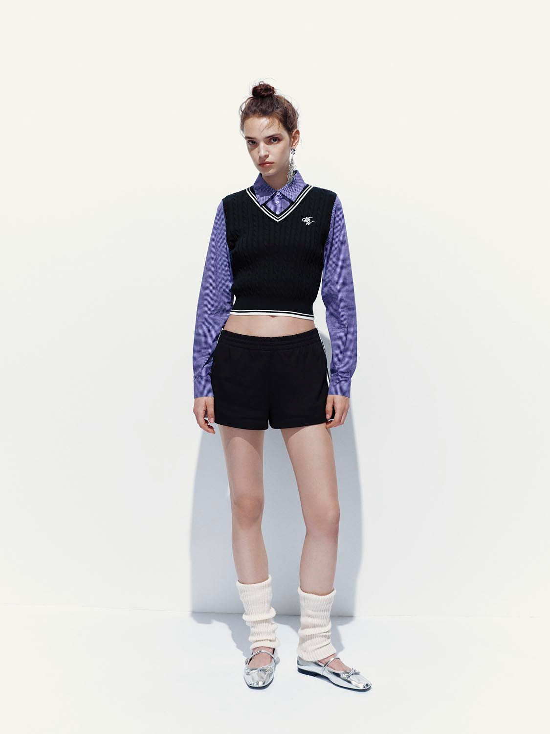 2 In 1 Embroidered Knitted T-Shirts
