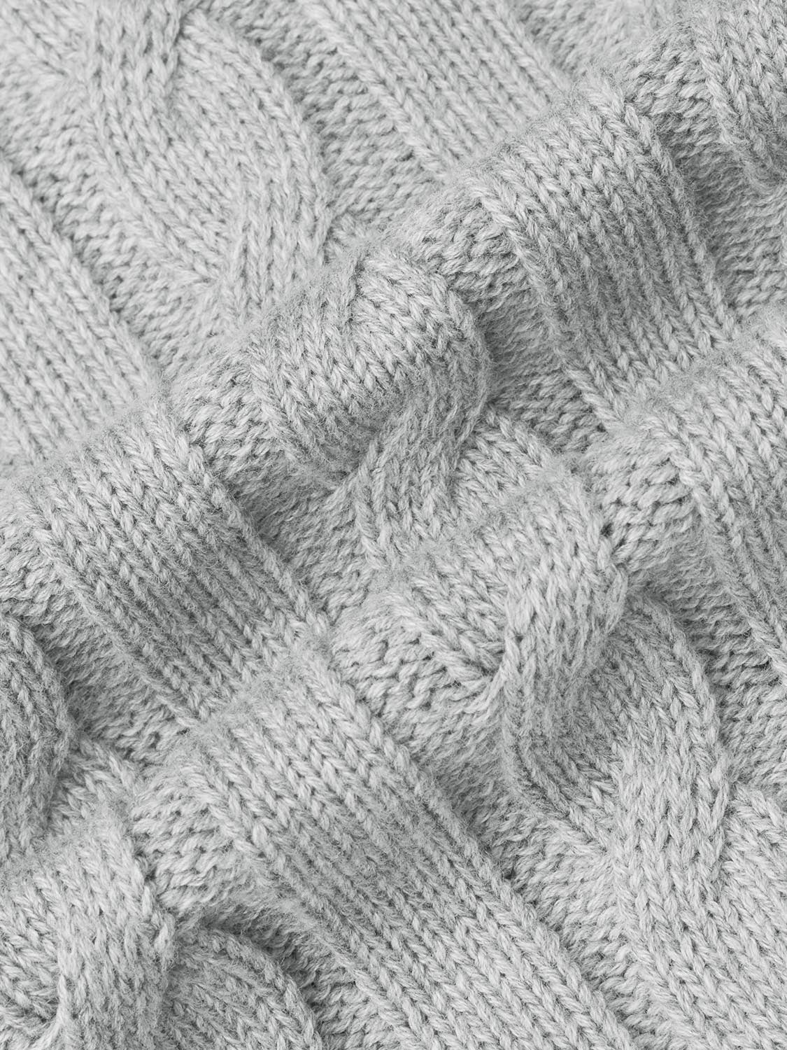 Embroidered Cable Knitted Cardigans