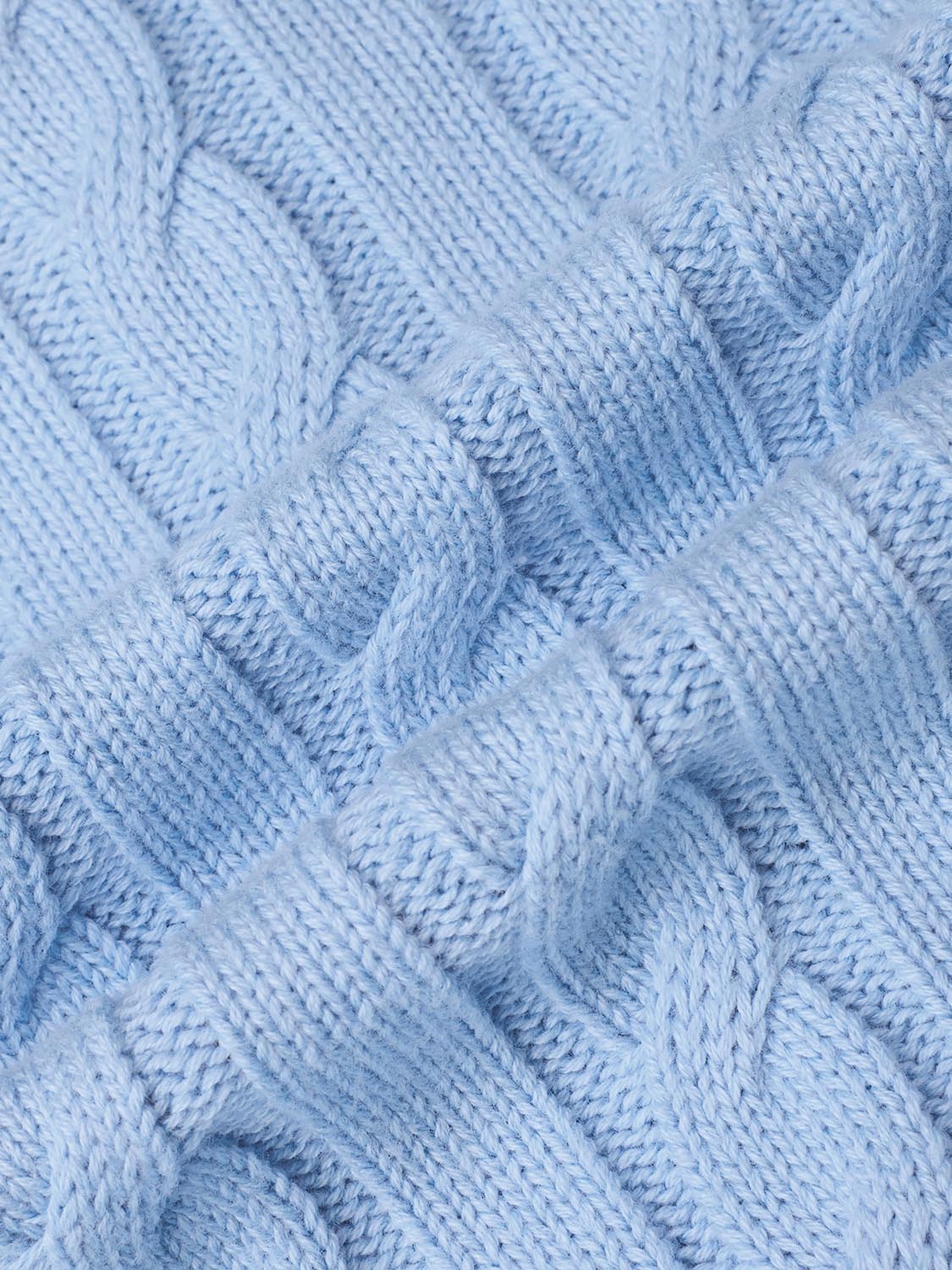 Embroidered Cable Knitted Cardigans