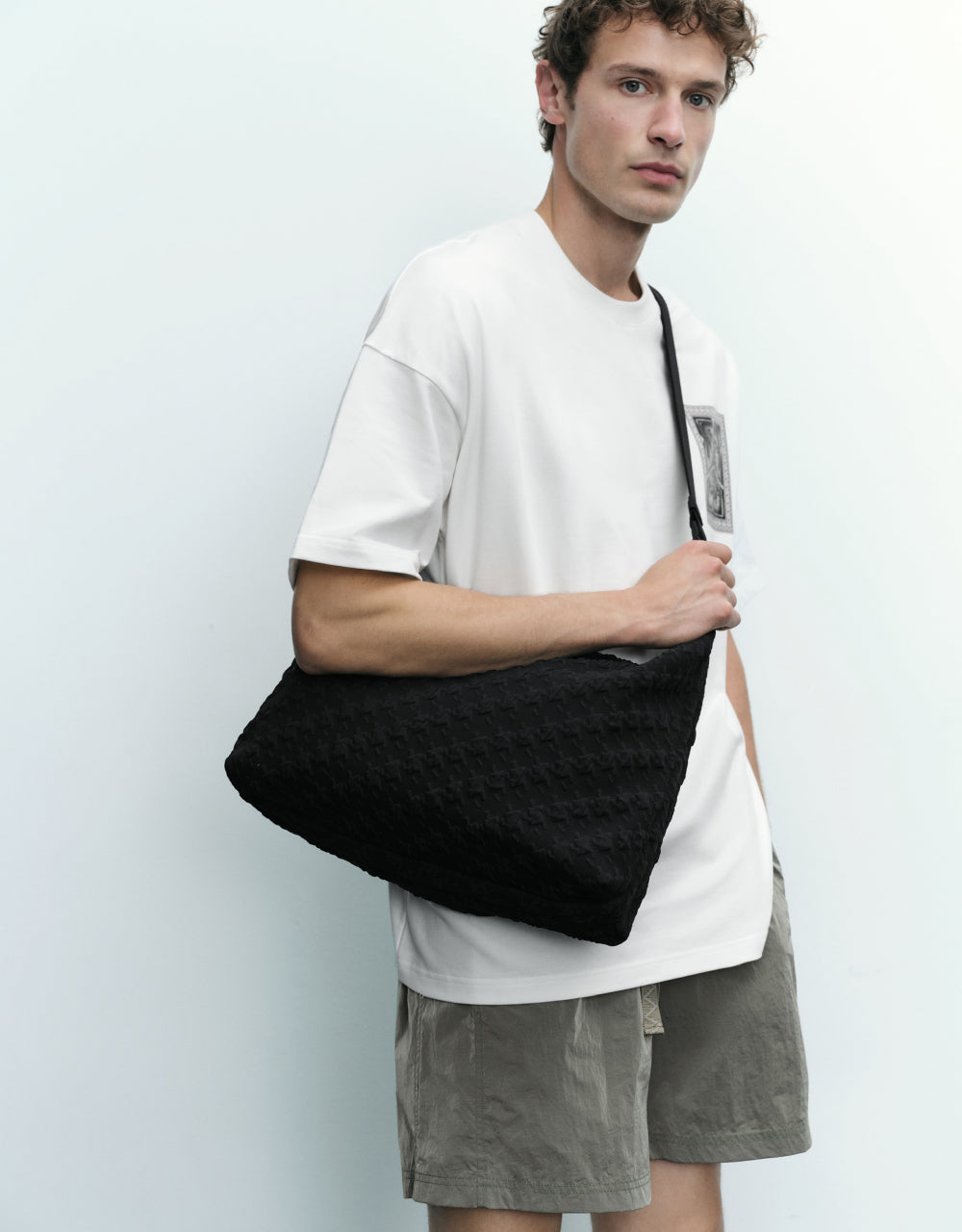 Textured Crossbody Bag