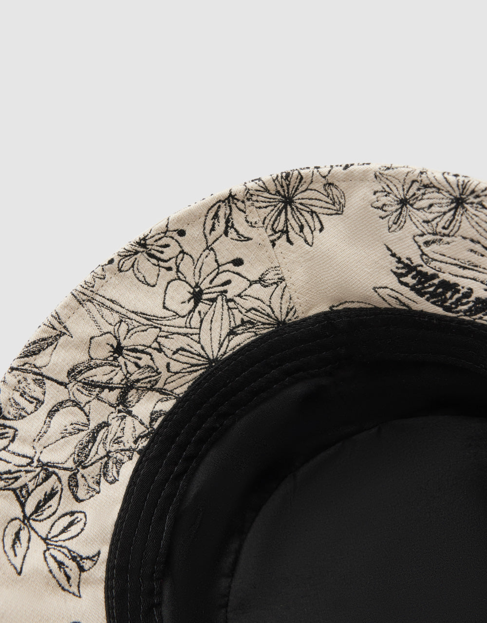 Flower Embroidered Bucket Hat