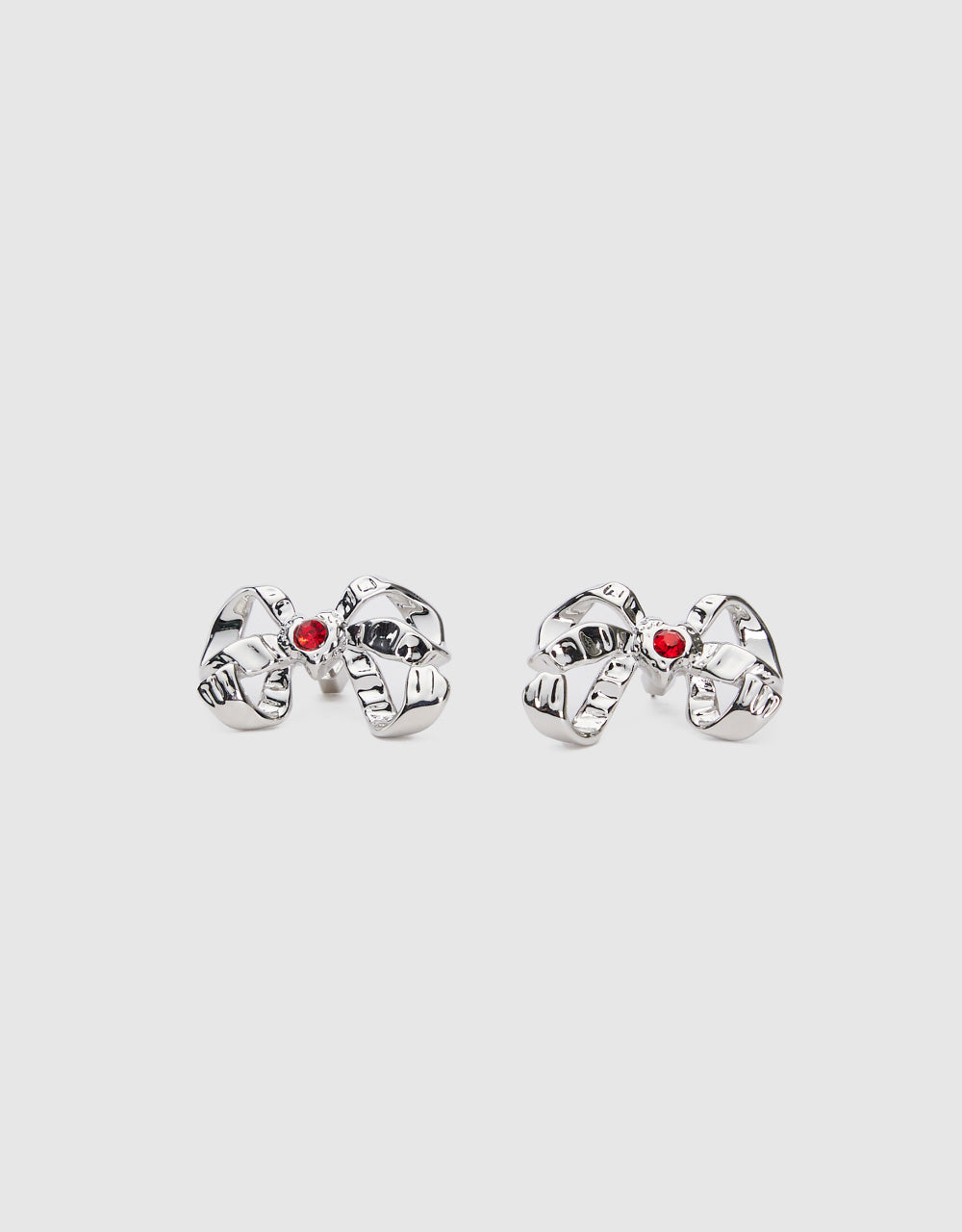 Boe Tie Earings With Crystals
