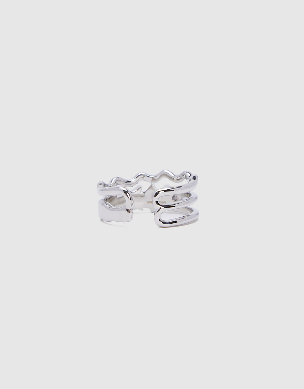 Open Fluid Ring With Crystals