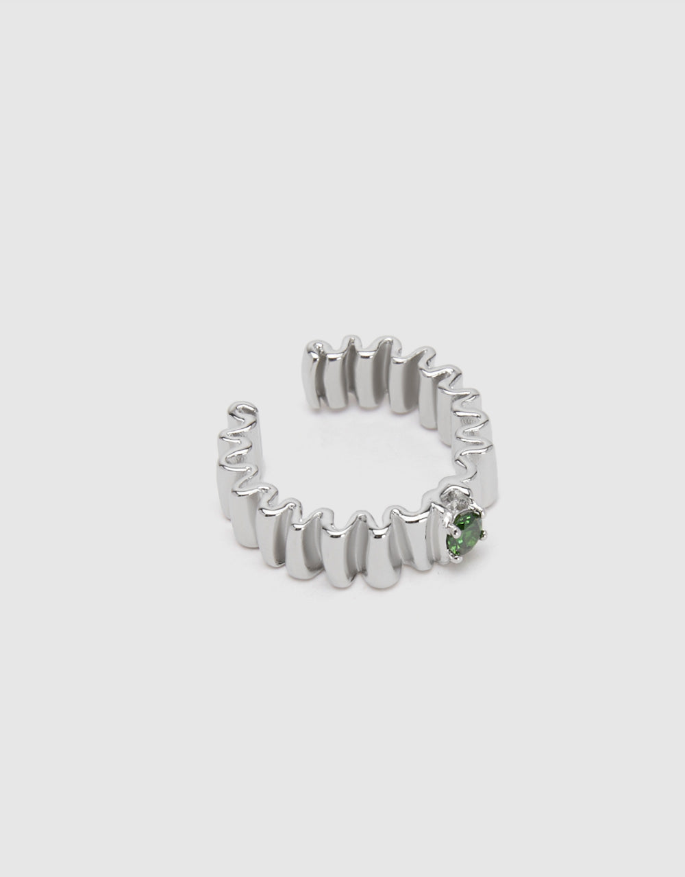 Unsealed Ring With Crystal