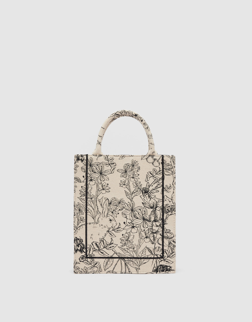 Flower Printed Shoulder Bag